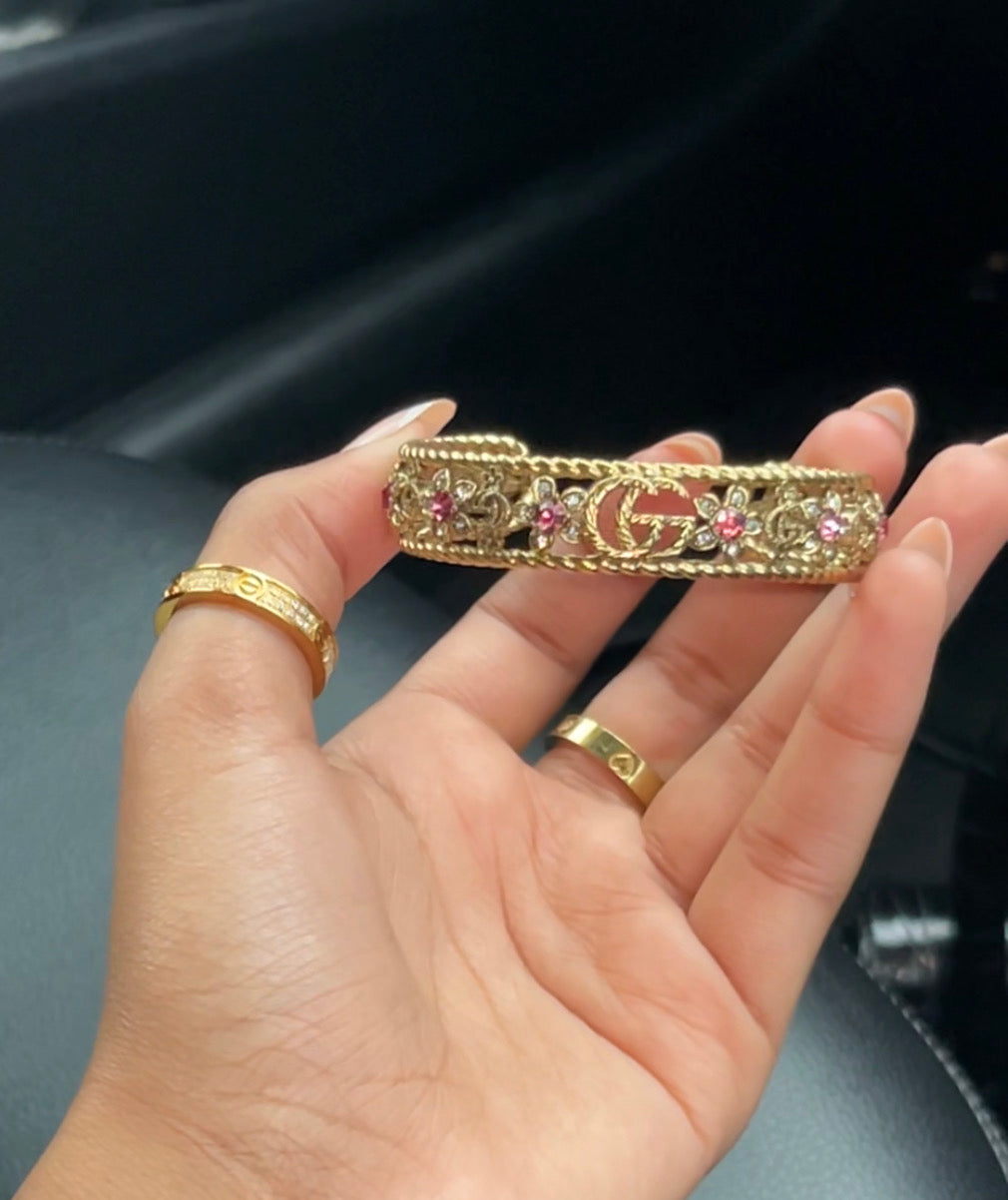 Double G Chunky Bangle