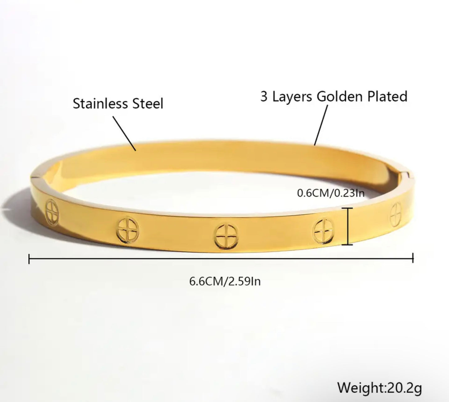 Gold Lover Bangle