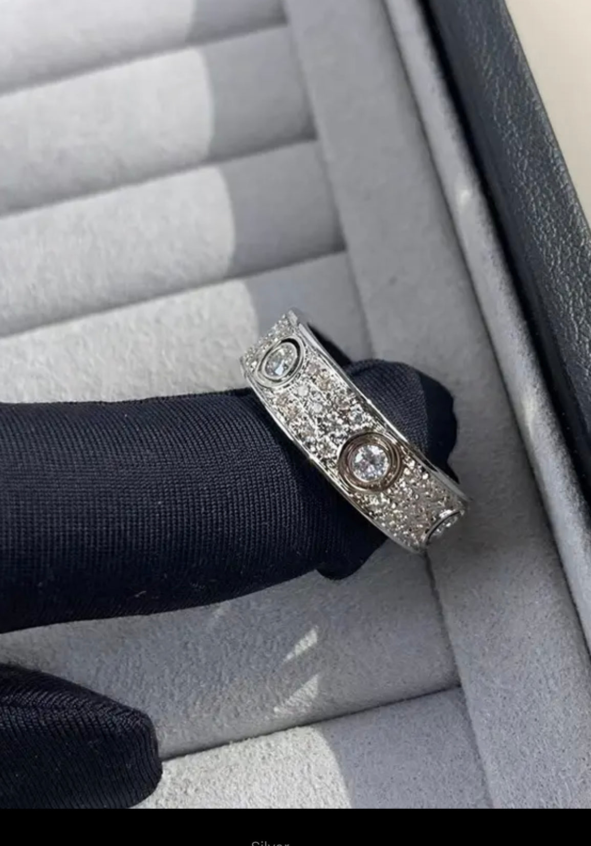 Diamonte princess ring