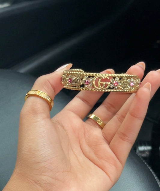 Double G Chunky Bangle